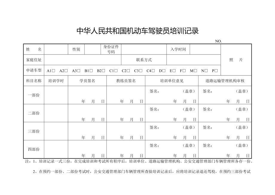 規(guī)范駕駛培訓(xùn)記錄 筑牢交通安全基石——論中華人民共和國機(jī)動車駕駛員培訓(xùn)記錄的重要性